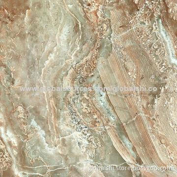 Agate Jade Stone Porcelain Tile, Digital Printing Full Polished Glazed, Marble Look